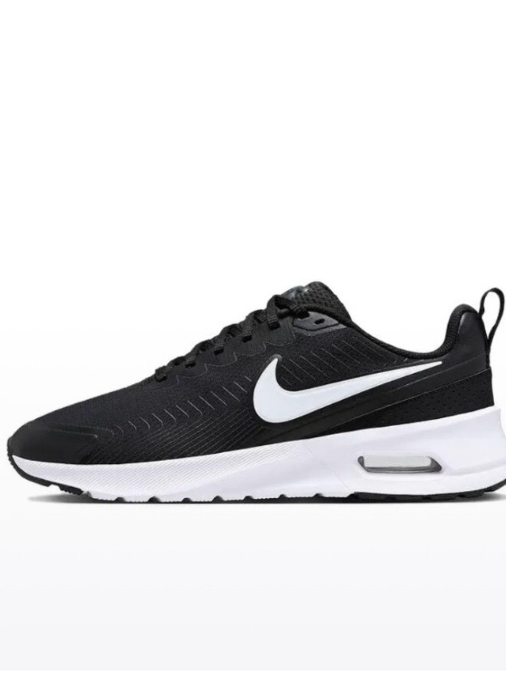 Size 11.5 - Nike Mens Air Max Nuaxis Black White Running Shoe FD4329-001 No Lid